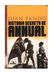 Pando, Juan - Historia secreta de Annual
