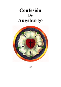Confesión Augsburgo - Parroquia Santa Cruz