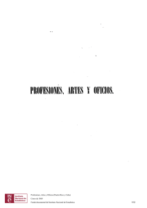 Profesiones, Artes y Oficios (Puerto Rico y Cuba) Censo de 1860