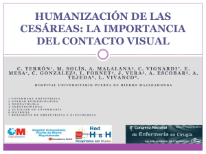 humanización de las cesáreas: la importancia del contacto visual