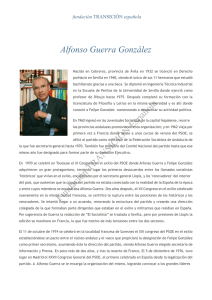 Guerra González, Alfonso - Fundación Transición Española