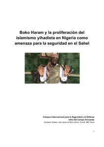 Boko Haram y la proliferación del islamismo yihadista en