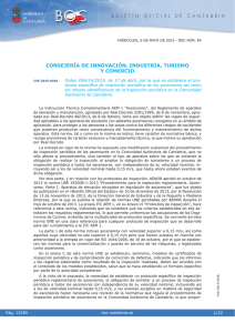 Orden INN/14/2015 - Boletín Oficial de Cantabria
