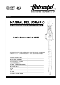 Bomba Turbina Vertical HMSS