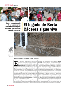 El legado de Berta Cáceres sigue vivo