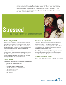 Stressed - UCI Wellness