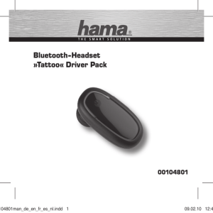 Bluetooth-Headset »Tattoo« Driver Pack
