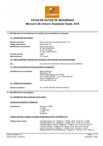 (II) cloruro, Analytical Grade, ACS