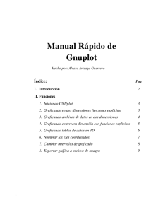 Manual Rápido de Gnuplot