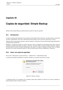 Copias de seguridad: Simple Backup
