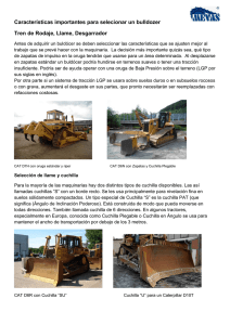 Características importantes para selecionar un bulldozer Tren de