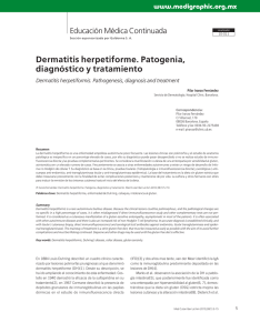 Dermatitis herpetiforme. Patogenia, diagnóstico y