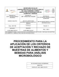 Laboratorio de Alimentos y Bebidas