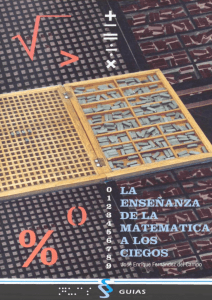 La enseñanza de la matemática a los ciegos