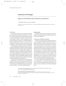 hematuria y proteinuria - Sociedad de Pediatría de Asturias