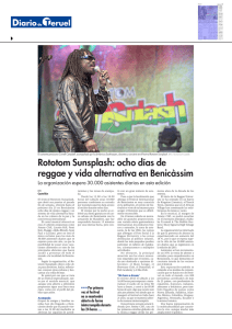 ocho días de reggae y vida alternativa en Benicàssim