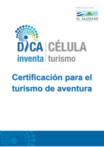 Certificación para el turismo de aventura