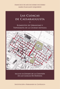 Las cloacas de Caesaraugusta y elementos de urbanismo y