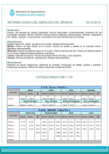informe diario del mercado de granos 30/12/2015 cotizaciones fob y