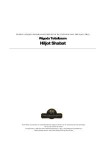 Hiljot Shabat Shiur 1 - Yeshiva Pirjei Shoshanim