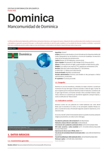 Dominica - Ministerio de Asuntos Exteriores y de Cooperación