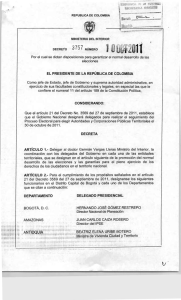 Decreto 3757 - Presidencia de la República de Colombia