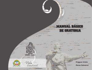 Manual de Oratoria - Concurso de Oratoria 2010, UNAN-León