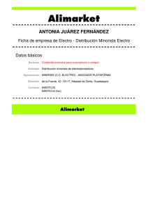ANTONIA JUÁREZ FERNÁNDEZ - Empresas de Electro