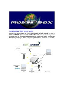 SERVICIOS MOVILES SATELITALES