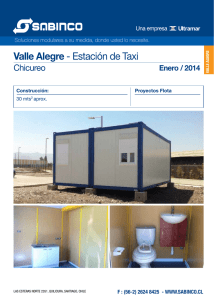 Valle Alegre - Estación de Taxi