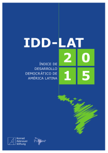 índice de desarrollo democrático de américa latina - IDD