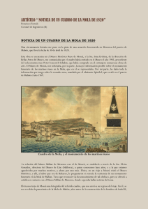 Cuadro de la Mola de 1820