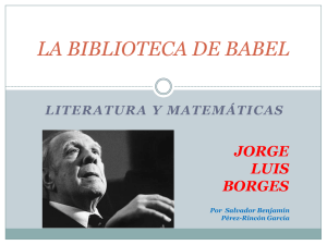 Las Matemáticas de la Biblioteca de Babel
