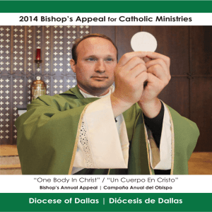 2014 Bishop`s Appeal for Catholic Ministries Diocese of Dallas