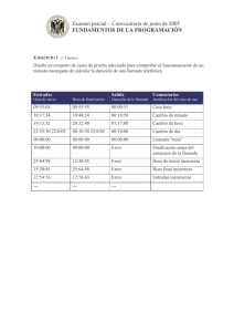 Examen parcial – Convocatoria de junio de 2005 FUNDAMENTOS