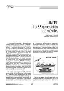 UMTS. La 3ª generación de móviles