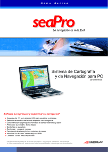 Sistema de Cartografía y de Navegación para PC