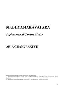 Madyamakavatara - Meditación Juan Manzanera