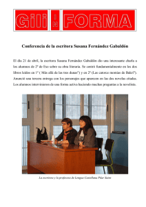 Conferencia de la escritora Susana Fernández Gabaldón