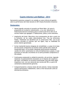 Cuarto informe Lord Balfour - 2014