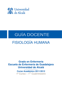 fisiología humana - Universidad de Alcalá