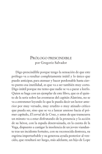 Prólogo de Gregorio Salvador - Arturo Pérez