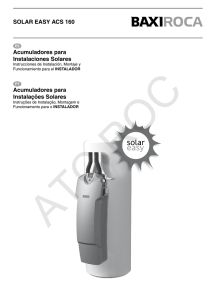 SOLAR EASY ACS 160 Acumuladores para Instalaciones Solares
