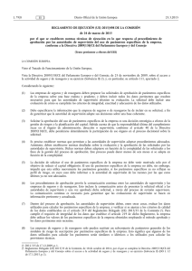REGLAMENTO DE EJECUCIÓN (UE) 2015/ 498 DE LA COMISIÓN