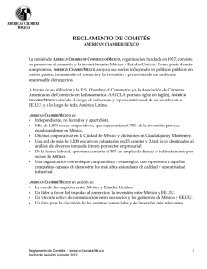 reglamento de comités - American Chamber Mexico