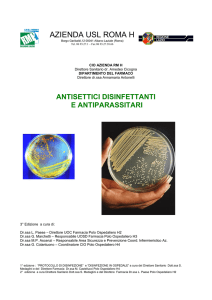 Antisettici, disinfettanti e antiparassitari