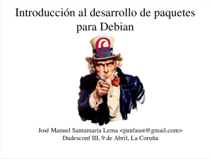 Introducción al desarrollo de paquetes para Debian