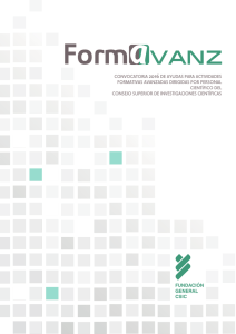 Formavanz - Fundación General CSIC