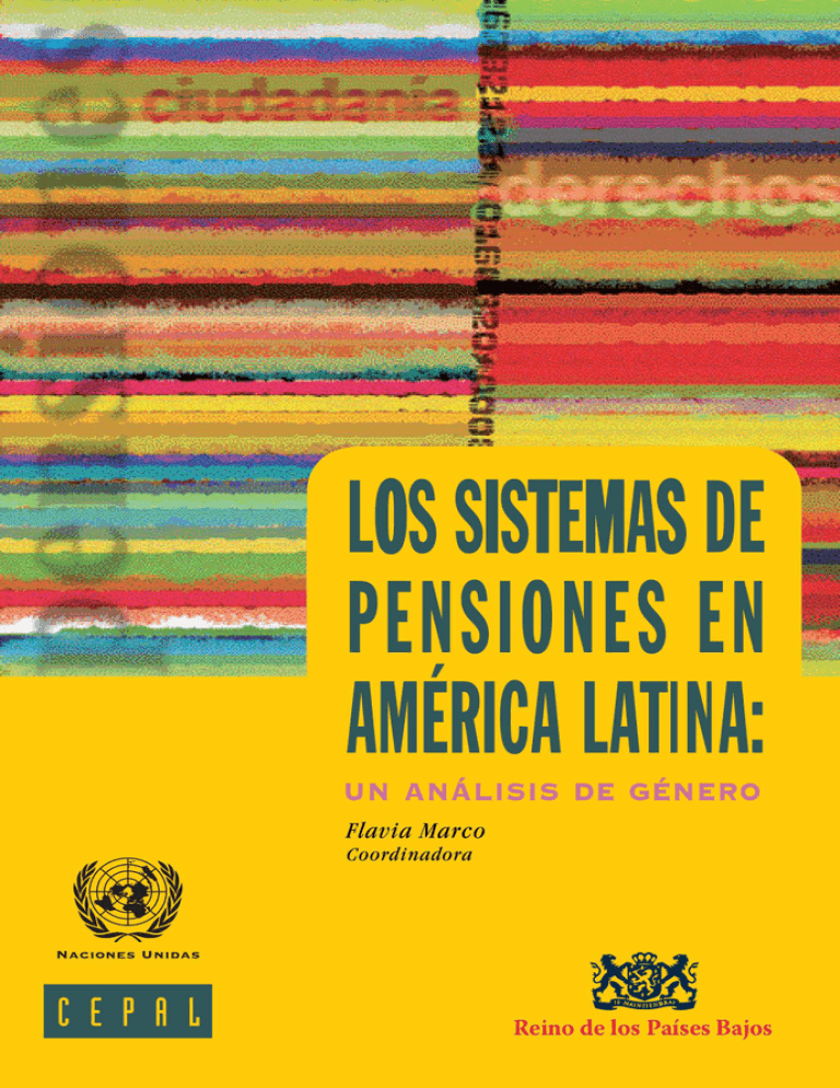 Los sistemas de pensiones en América Latina un análisis de género