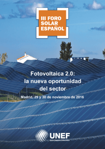 Fotovoltaica 2.0: la nueva oportunidad del sector